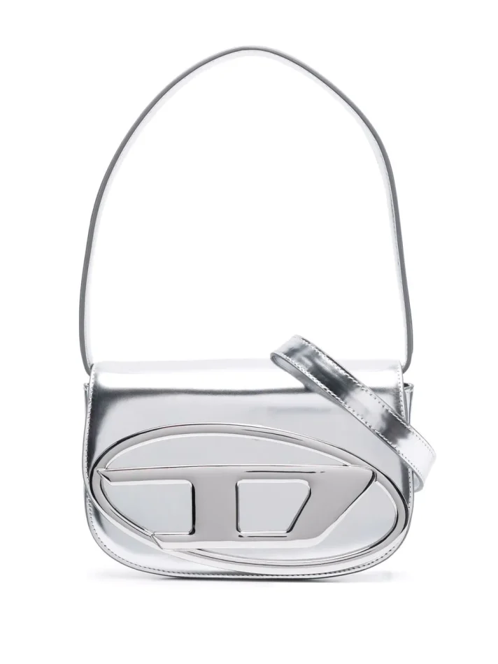 Diesel Hand-Shoulder Bag Metallic-Silver