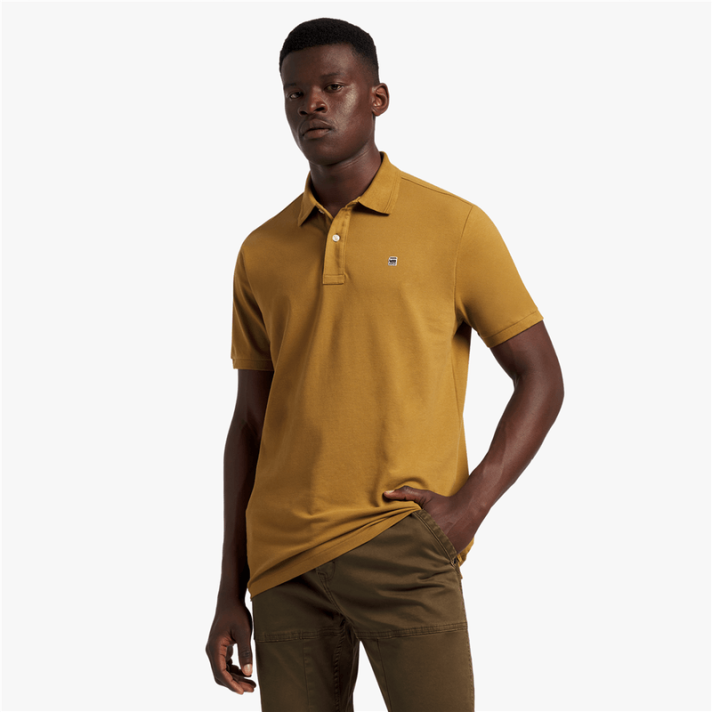 G-Star Raw Mustard Golf Shirt