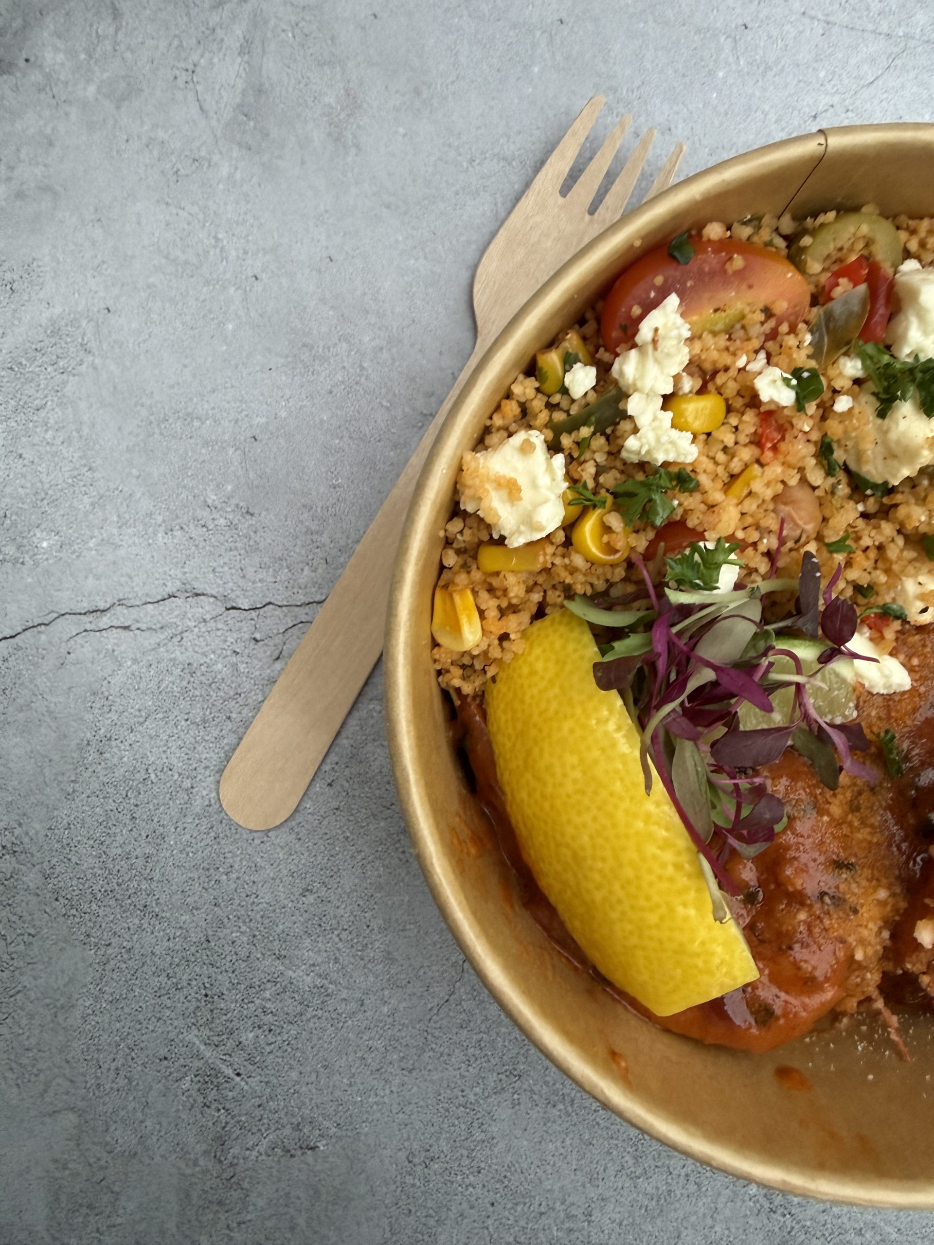 Creamy Neapolitan Prawns & Mediterranean Couscous - Image 2