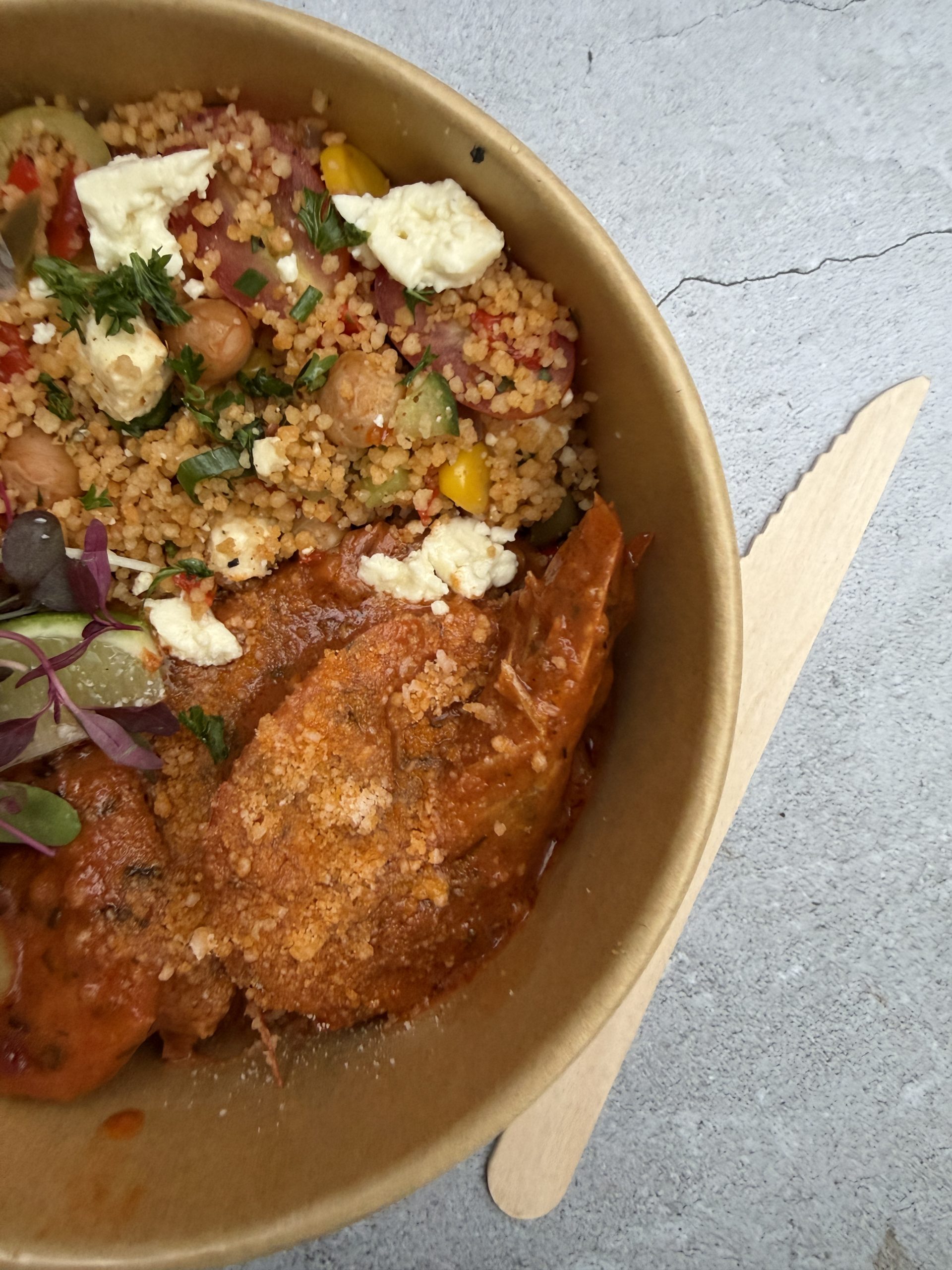 Creamy Neapolitan Prawns & Mediterranean Couscous - Image 3