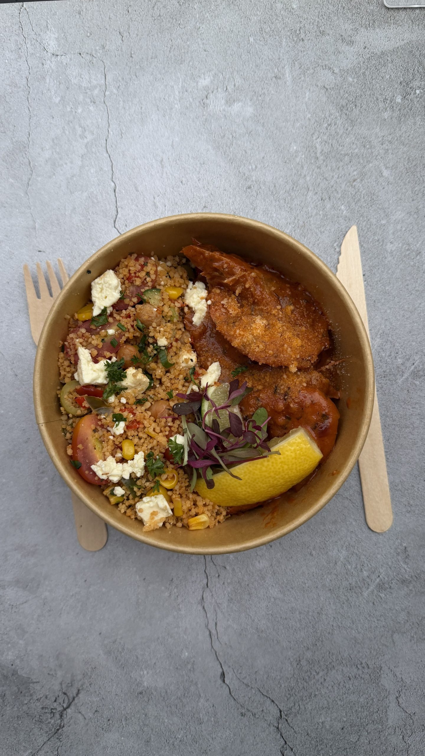 Creamy Neapolitan Prawns & Mediterranean Couscous - Image 4